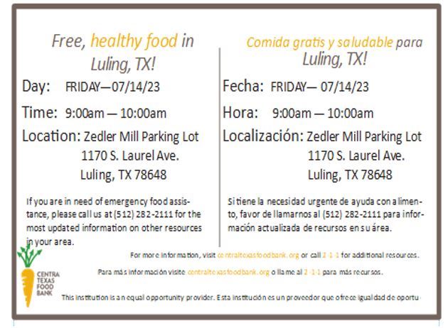 Central Texas Food Bank 7.14.23