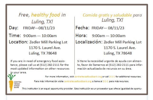 Central Texas Food Bank 8.11.23