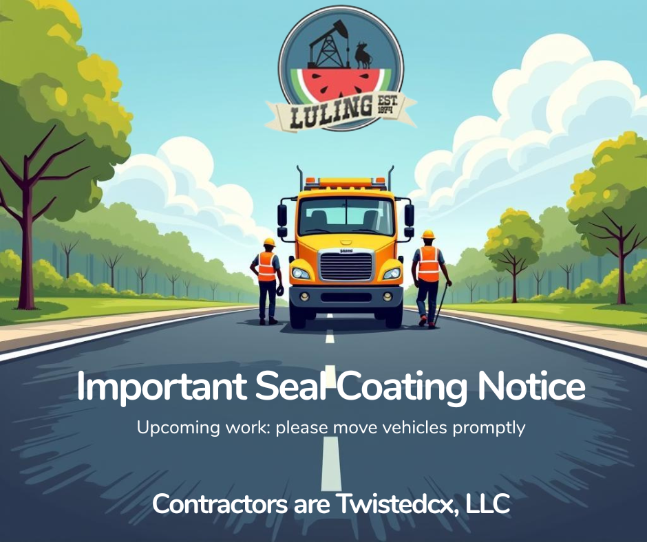 Facebook Post - Important Seal Coating Notice